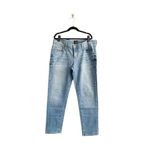 Just Black Denim Low Rise Blue Jeans Distressed Women's 27 Cotton/Spandex